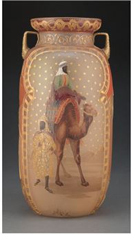 Mt. Washington Royal Flemish Enameled and Partial Gilt Glass - Mount Washington Glass