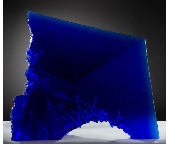 Artwork by Jan Exnar, Fluktus #10, Made of Cast glass