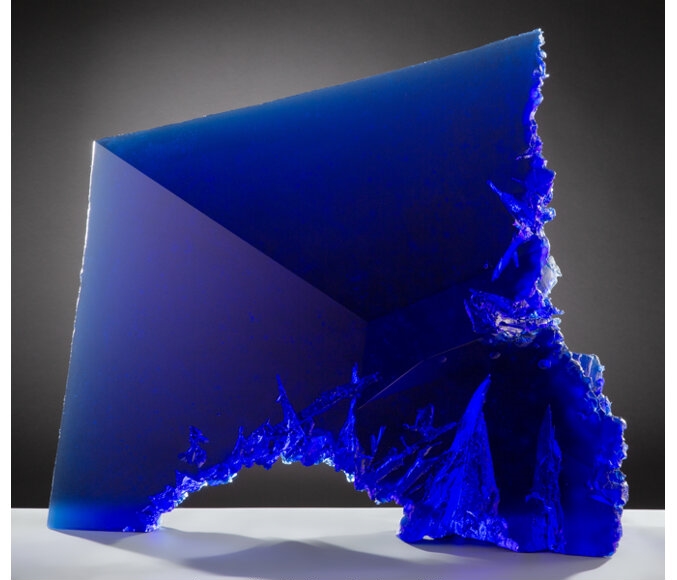 Artwork by Jan Exnar, Fluktus #10, Made of Cast glass