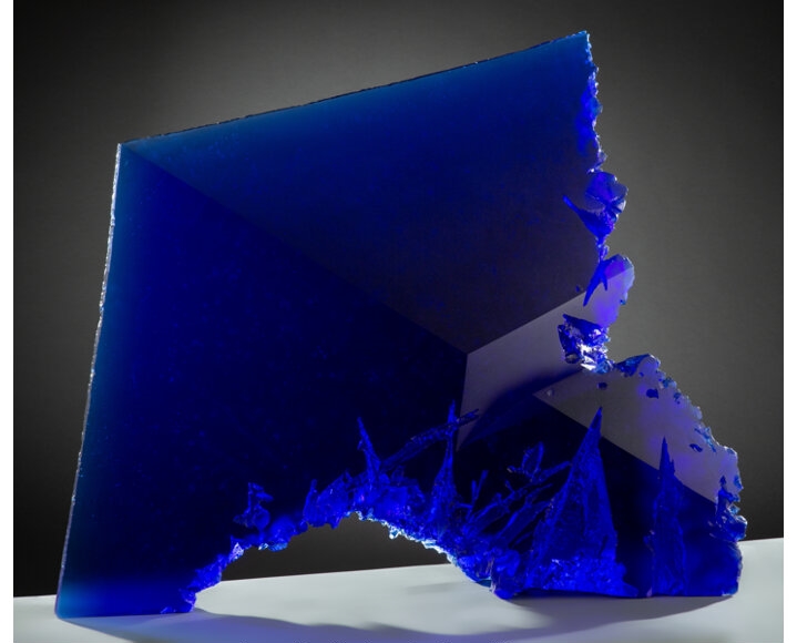 Artwork by Jan Exnar, Fluktus #10, Made of Cast glass