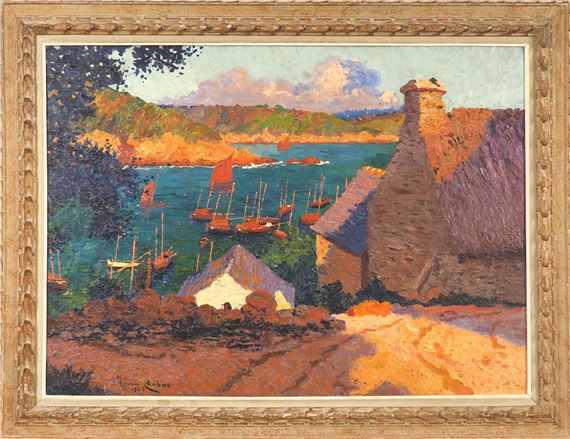 Bord de mer en bretagne by Maurice Chabas
