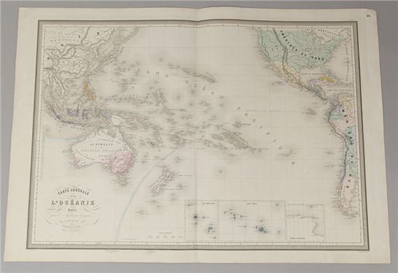 General map of Oceania. - André Goujon