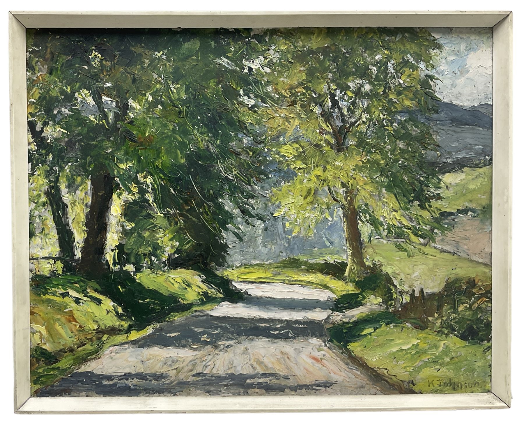 Ken Johnson | Tree Lined Road | MutualArt