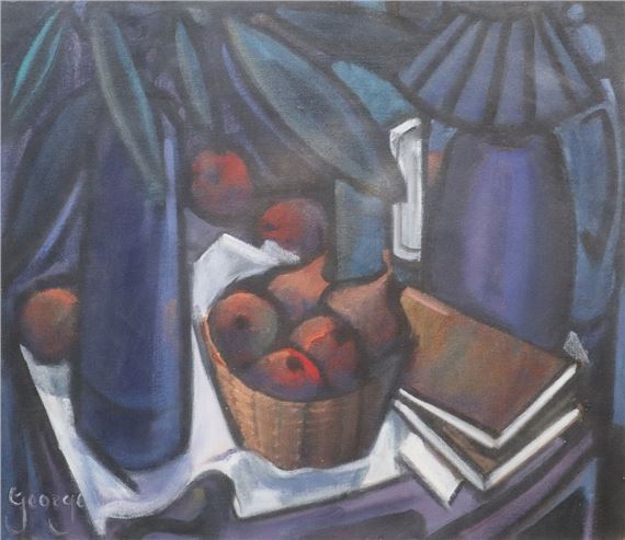 George Dunne | FRUIT IN A BASKET | MutualArt