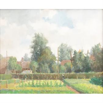 In de moestuin - Willem Hamel