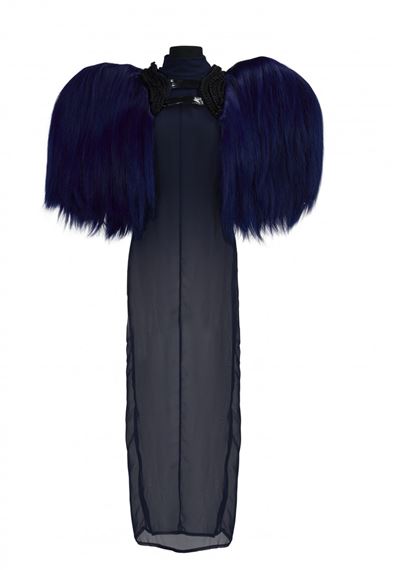 CHARLIE LE MINDU Printemps-été , collection Burka CurfewBlue Bolero by Charlie le Mindu, 2012