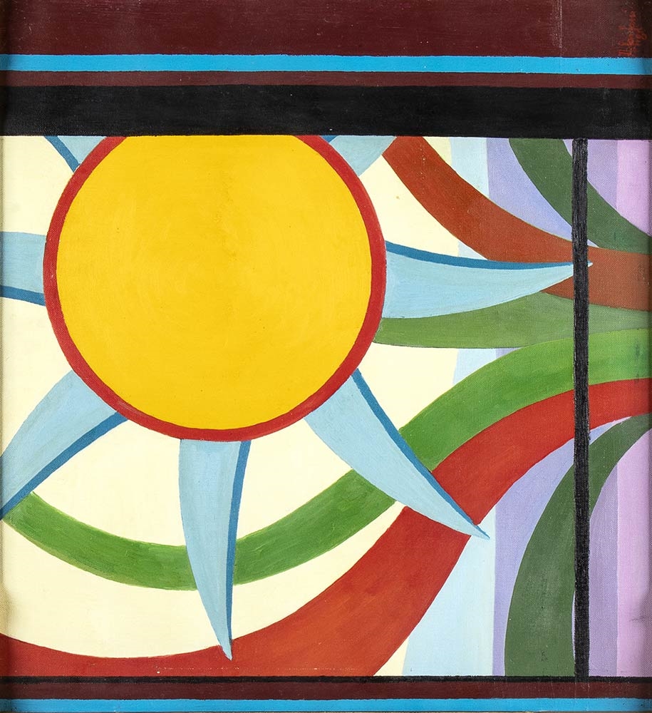 Artwork by Amintore Fanfani, Fior di sole, Made of acrylic on canvas