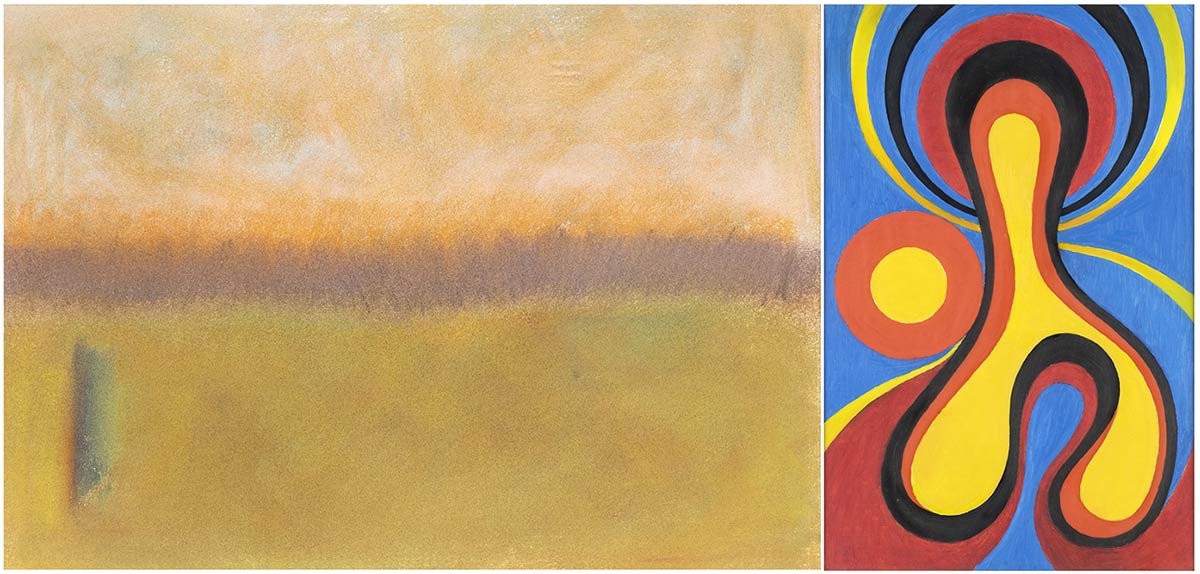 Artwork by Amintore Fanfani, Compositions, Made of pastel on paper, oil on canvas