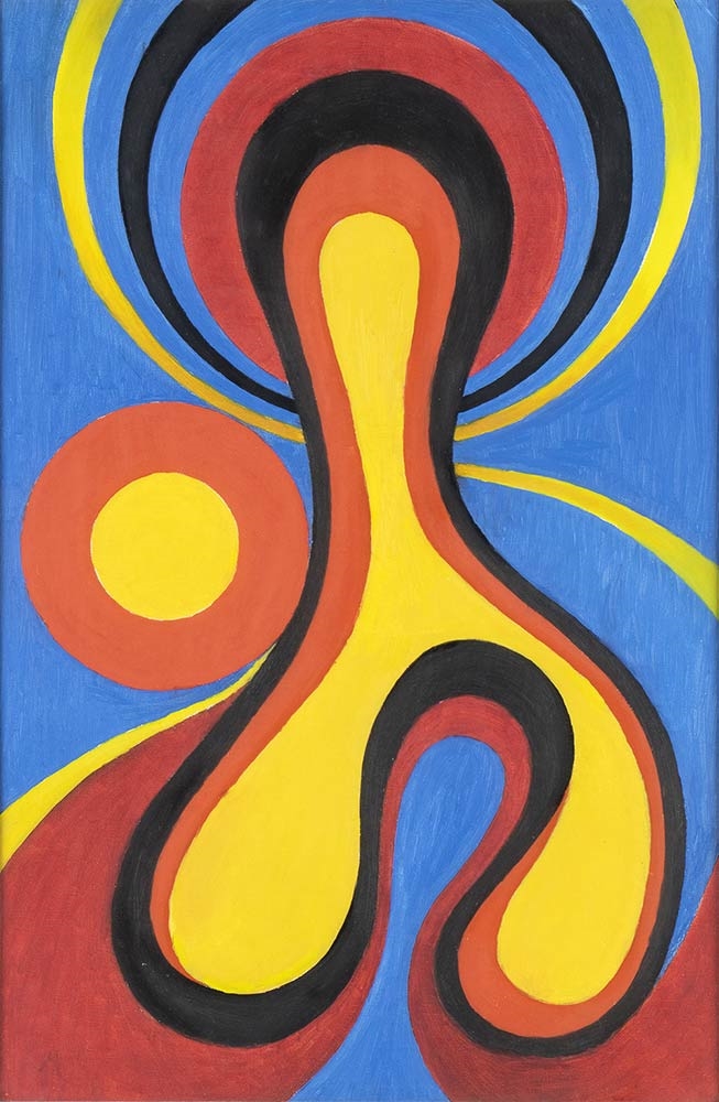 Artwork by Amintore Fanfani, Compositions, Made of pastel on paper, oil on canvas