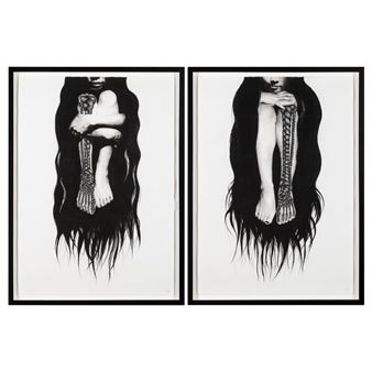 Untitled (Diptych), - Stephanie Inagaki