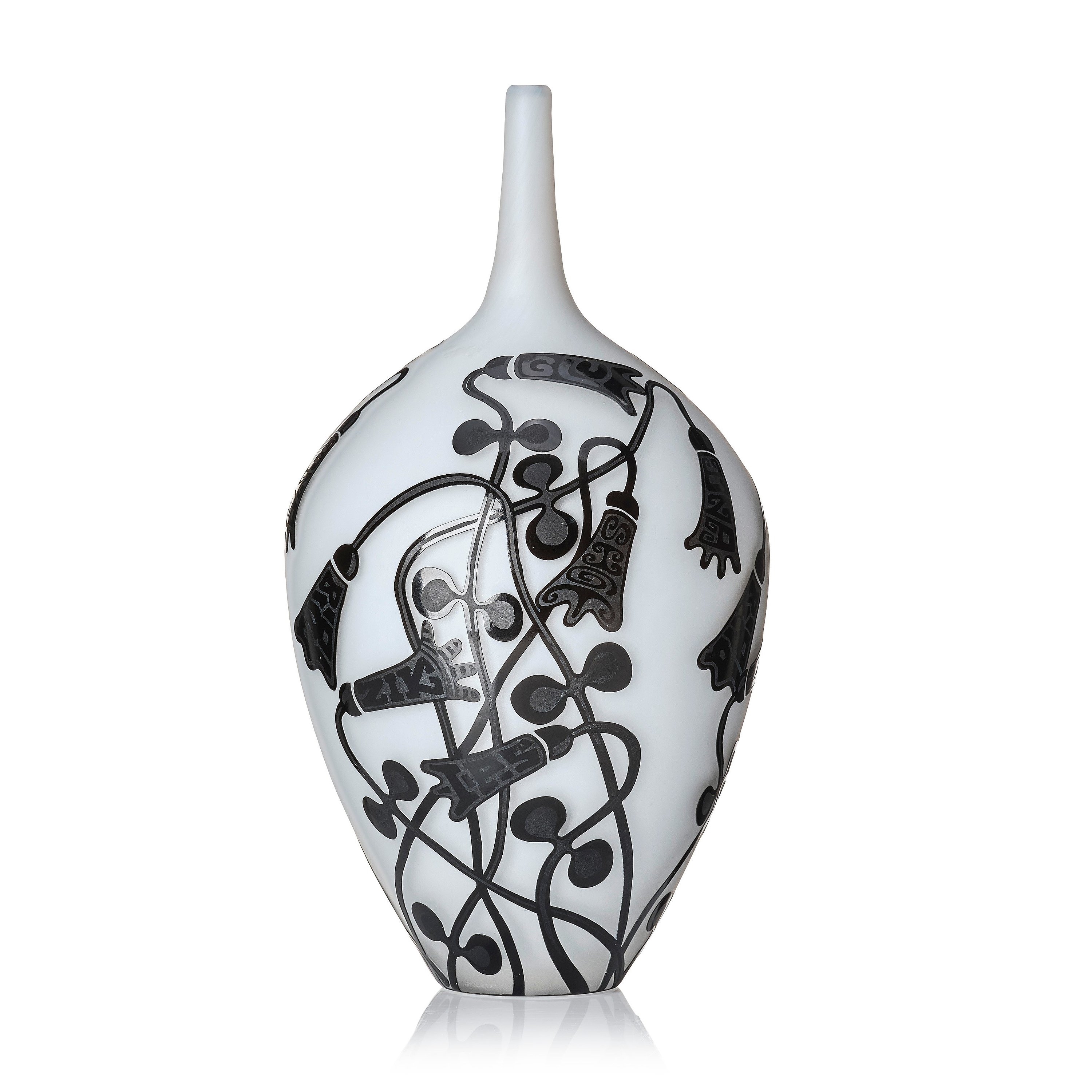 Olle Brozén | a cameo glass vase, Kosta Boda. | MutualArt