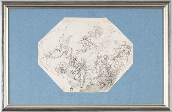 'The Last Judgement' by German School, 18th Century, 18th Century