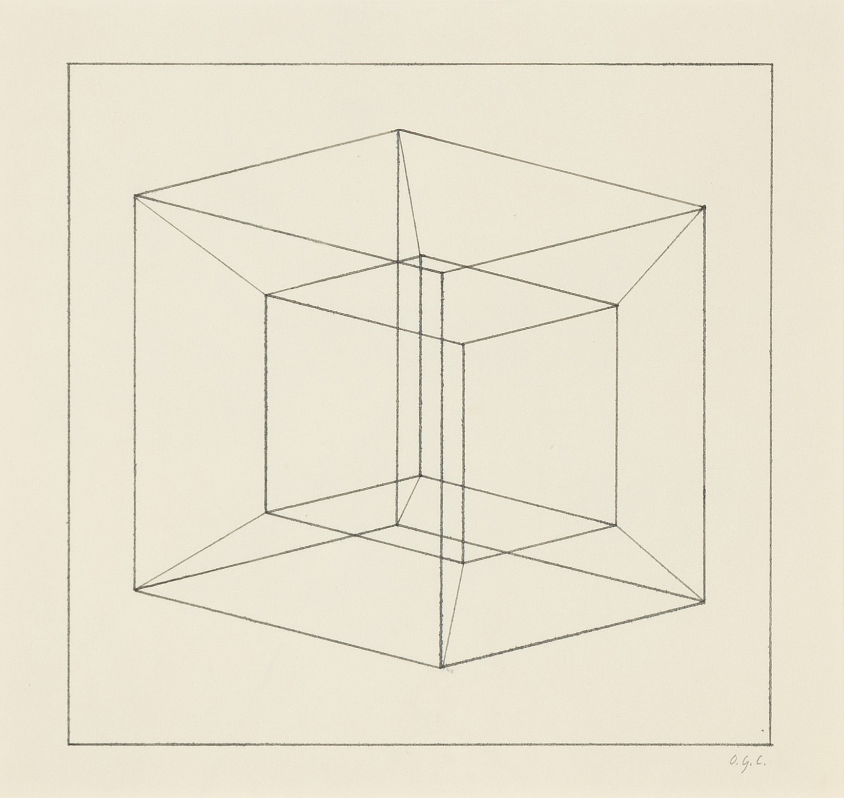 Otto G. Carlsund | Hyperkub (Circa 1932) | MutualArt