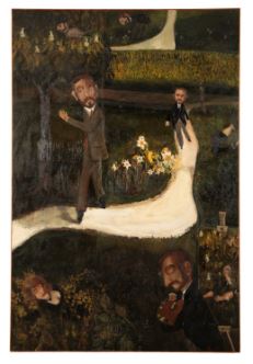 'Springtime in Lissenden Gardens' by Anthony Green, dated 1964