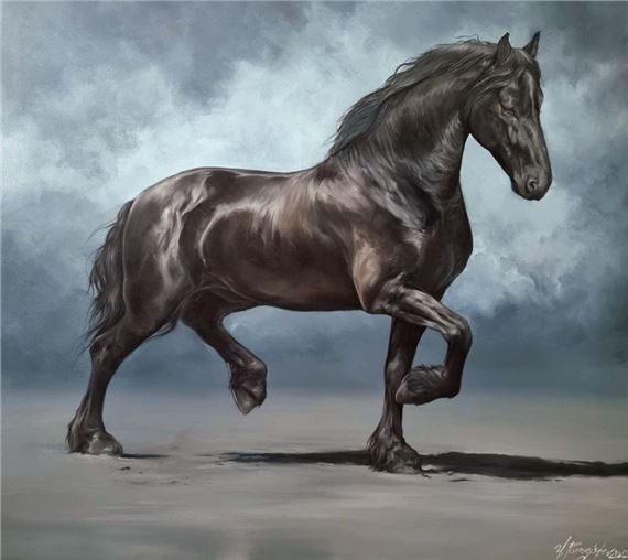 Black Horse by Weronika Formejster, 2022
