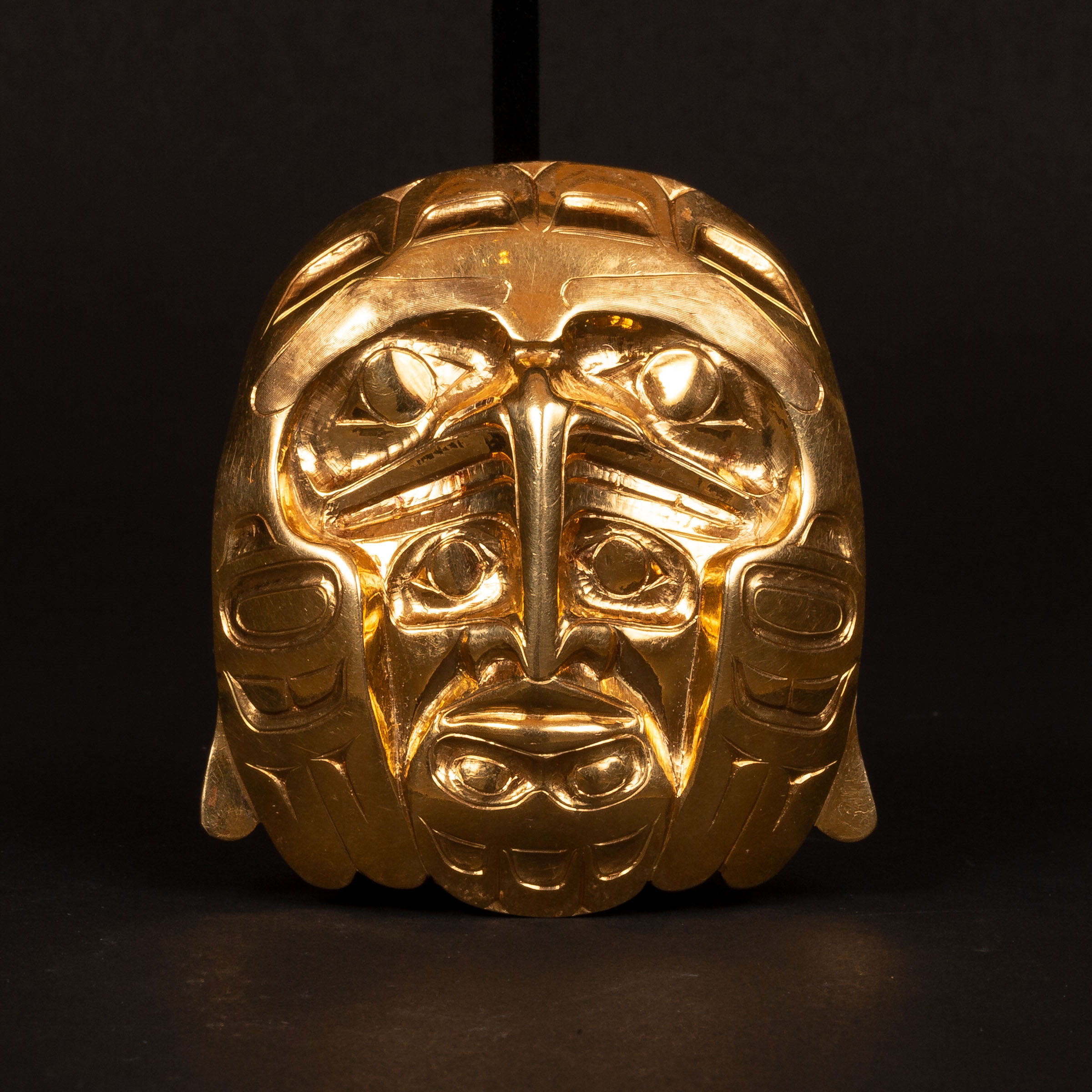 John Alexander | GOLD REPOUSSÉ 20 K GOLD PENDANT DEPICTING WEGET ...