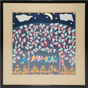 Village Scene by Jing-Gen Coa - Jing-Gen Coa