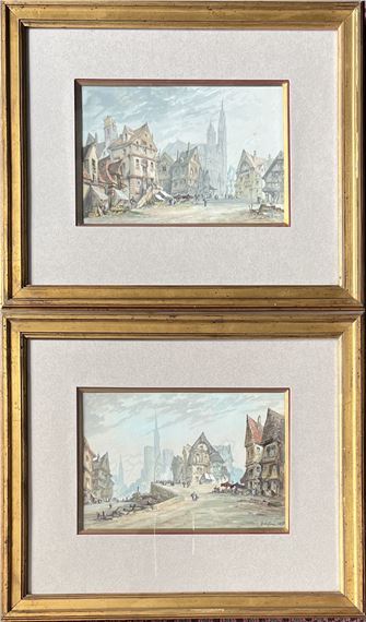 VUES DE PARIS by French School, 19th Century, 1875; 1876