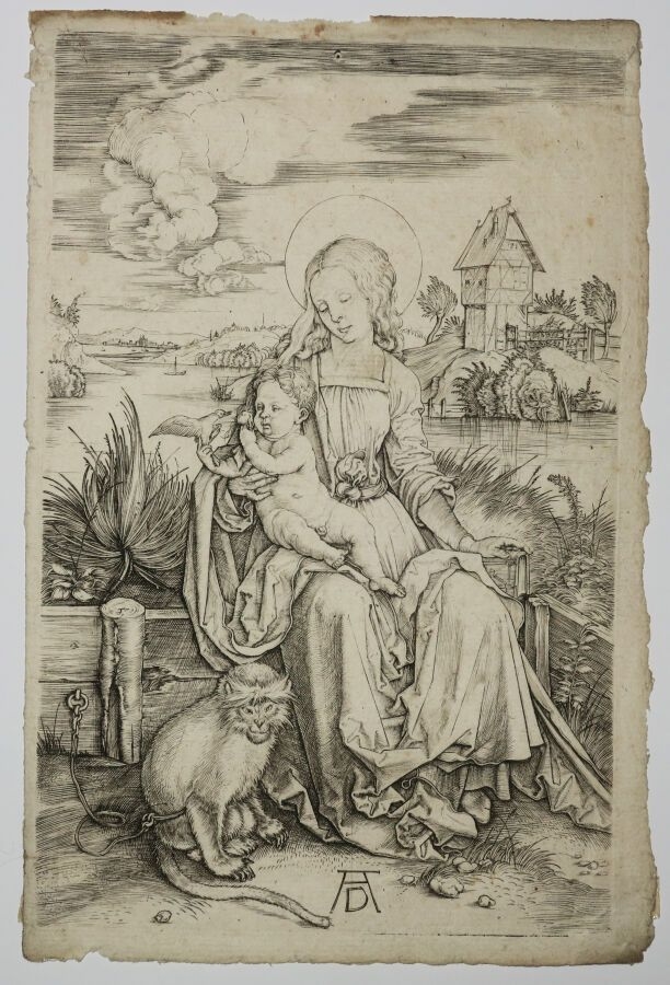 The Virgin and Child with a Monkey