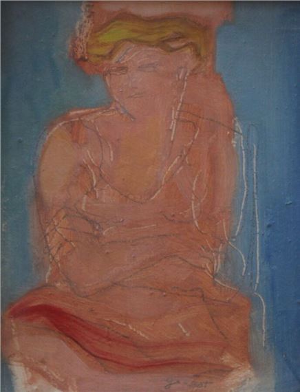 Woman with crossed arms by René Gouast