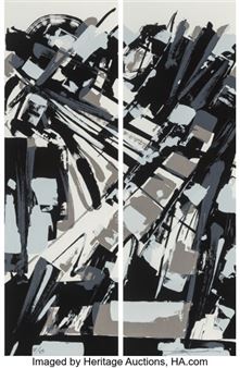 Bottom Line, diptych - ZES