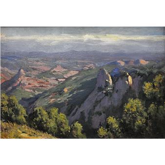 Paisaje de Sant Llorenç - Tomàs Viver  Aymerich