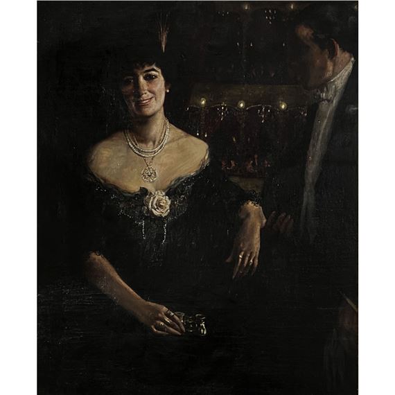 Noche en el Liceo by Daniel Sabater y Salabert, 1914