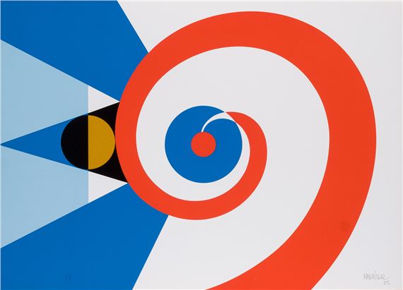 Banderas del Cosmos III by César Manrique, 1985