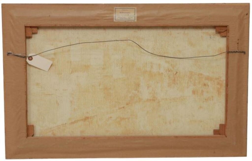 Artwork by Antonio Vasquez Parra, STREET SCENE, Made of oil on canvas