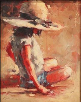 Children on the Beach - Andre Kohn