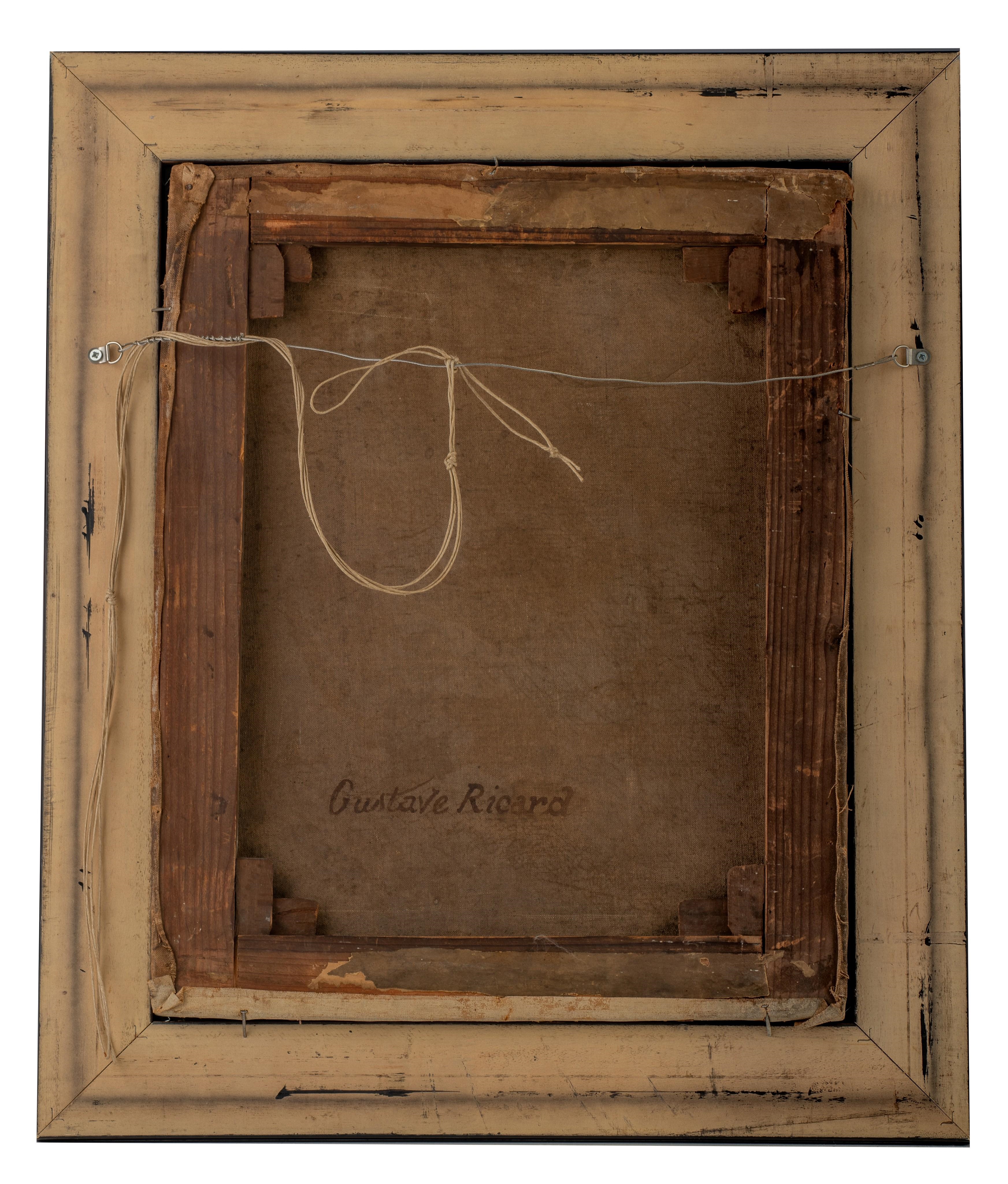 Artwork by Gustave Ricard, Resting boy, Made of oil on canvas