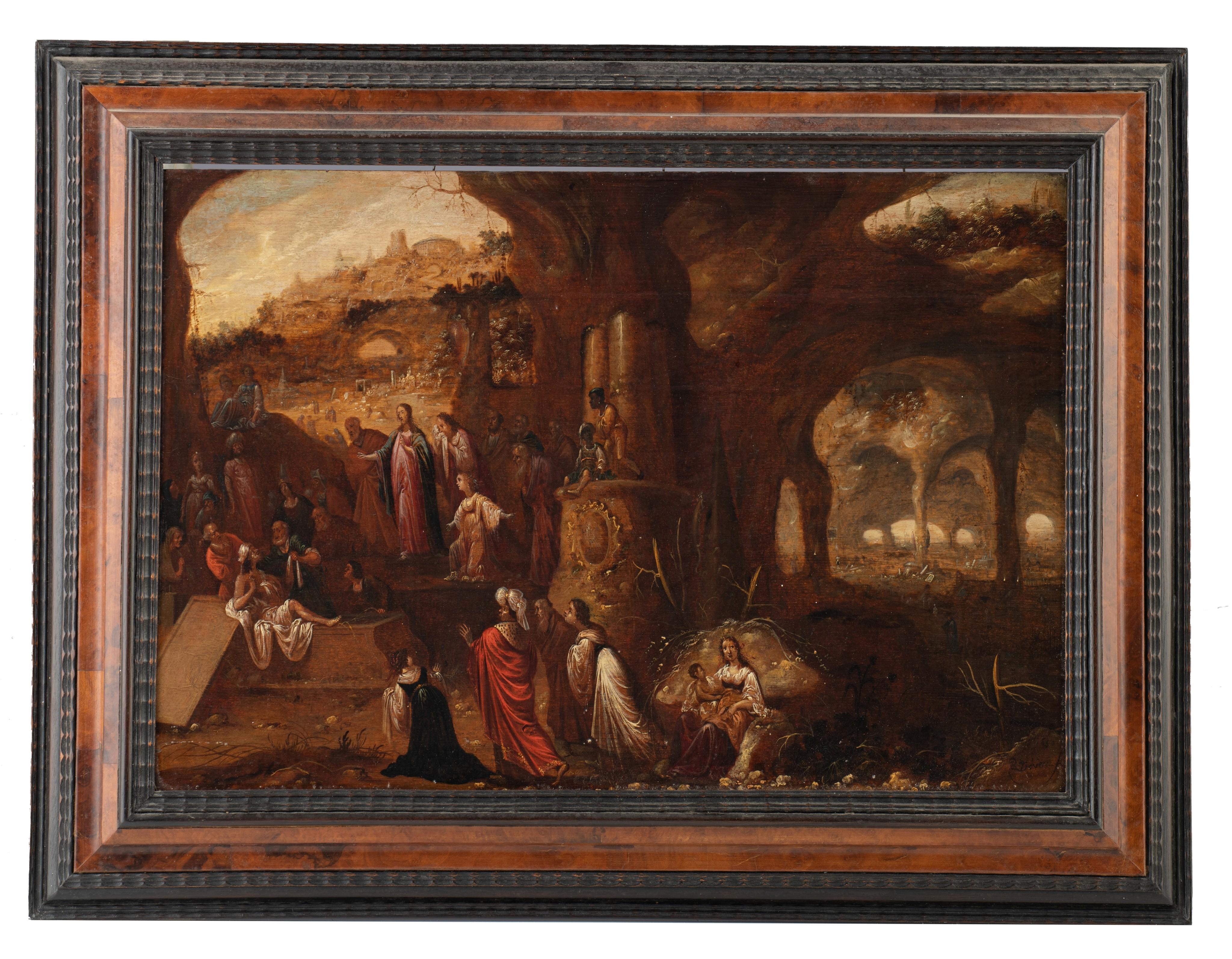 Rombout Van Troyen | The Raising of Lazarus (1650) | MutualArt