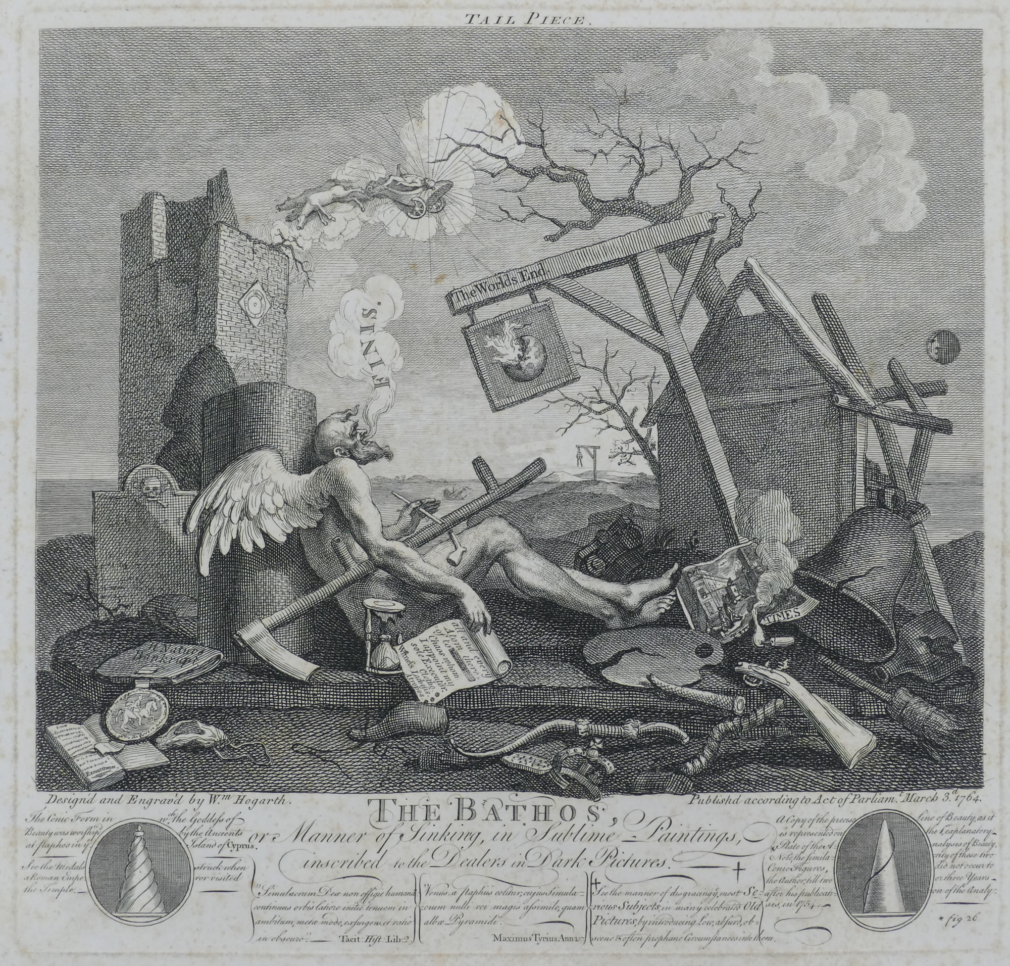 William Hogarth | THE BATHOS (1764) | MutualArt