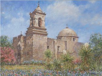 "Mission San Jose - Springtime" - Robert Hamman