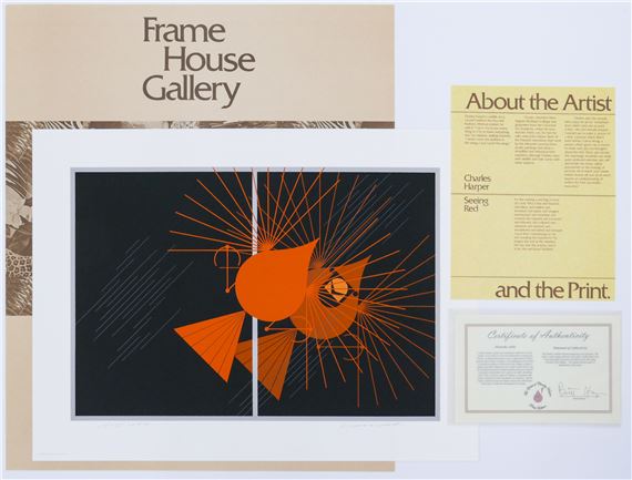 Charley Harper | SEEING RED (1977) | MutualArt