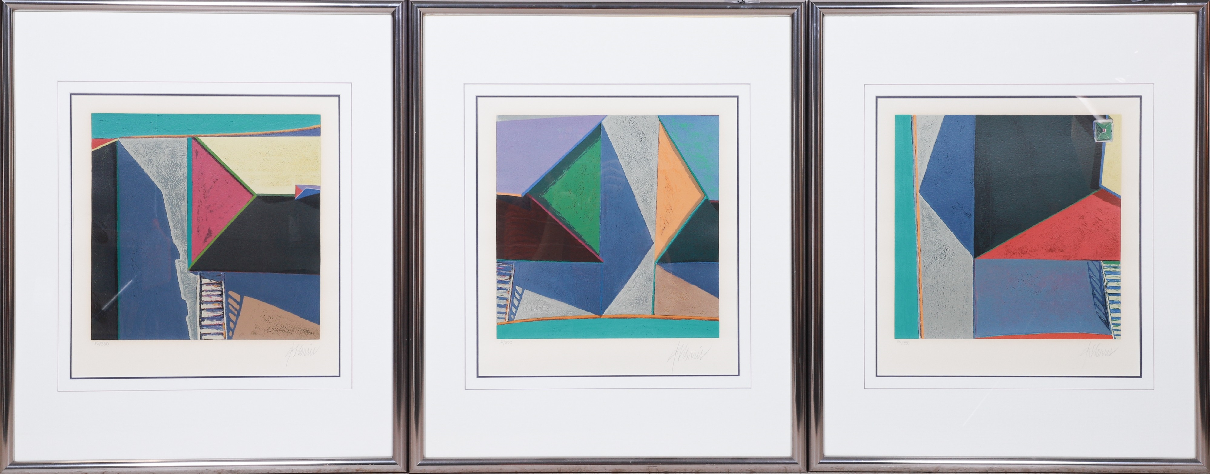 Douglas K. Morris | Douglas Morris 3 Abstract Serigraphs | MutualArt