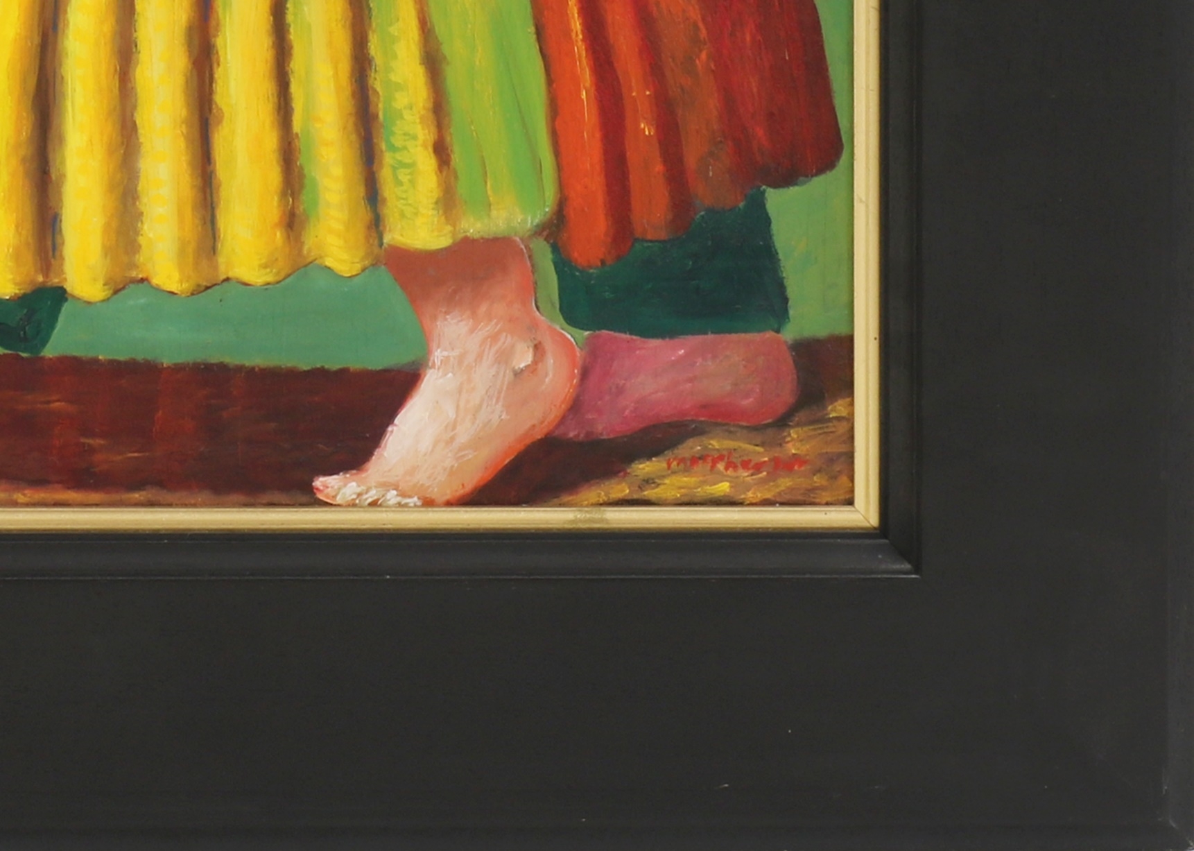 Artwork by Neil MacPherson, Night Train to Cairo 2000, Made of oil on board