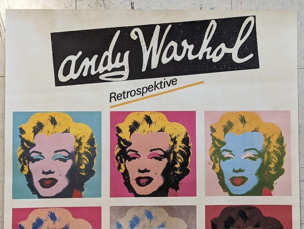 Marilyn Monroe | Rare Andy Warhol 1967 Marilyn Monroe 30 x 22 (1967 ...