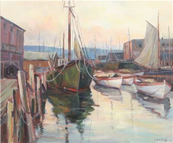 Eventide, Gloucester Harbor - Dale Ratcliff