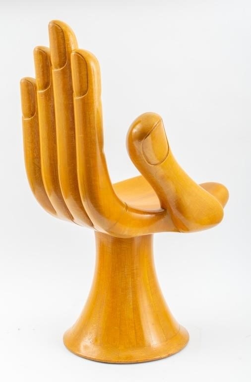 Pedro Friedeberg Style Resin Hand Chair