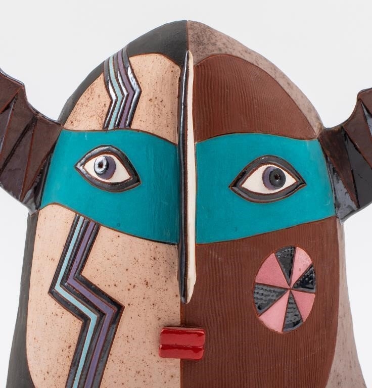 Louis Mendez Ceramic Art Pottery Mask