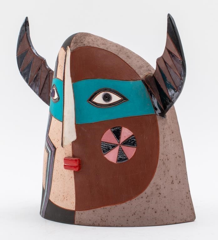 Louis Mendez Ceramic Art Pottery Mask