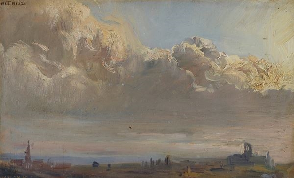 Antonio Rizzi | Landscape with clouds | MutualArt
