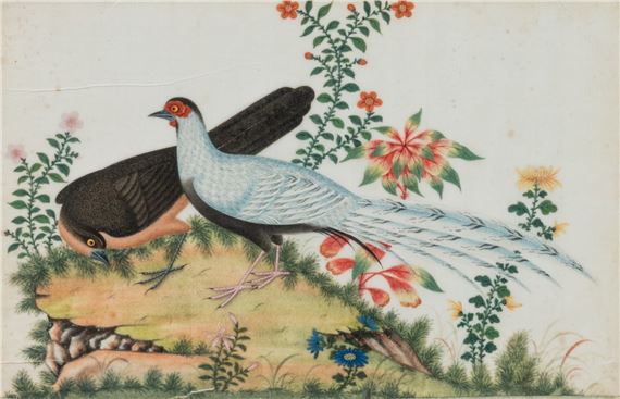 Chinese School, 19th Century | Six Chinese Export Pith Paintings ...