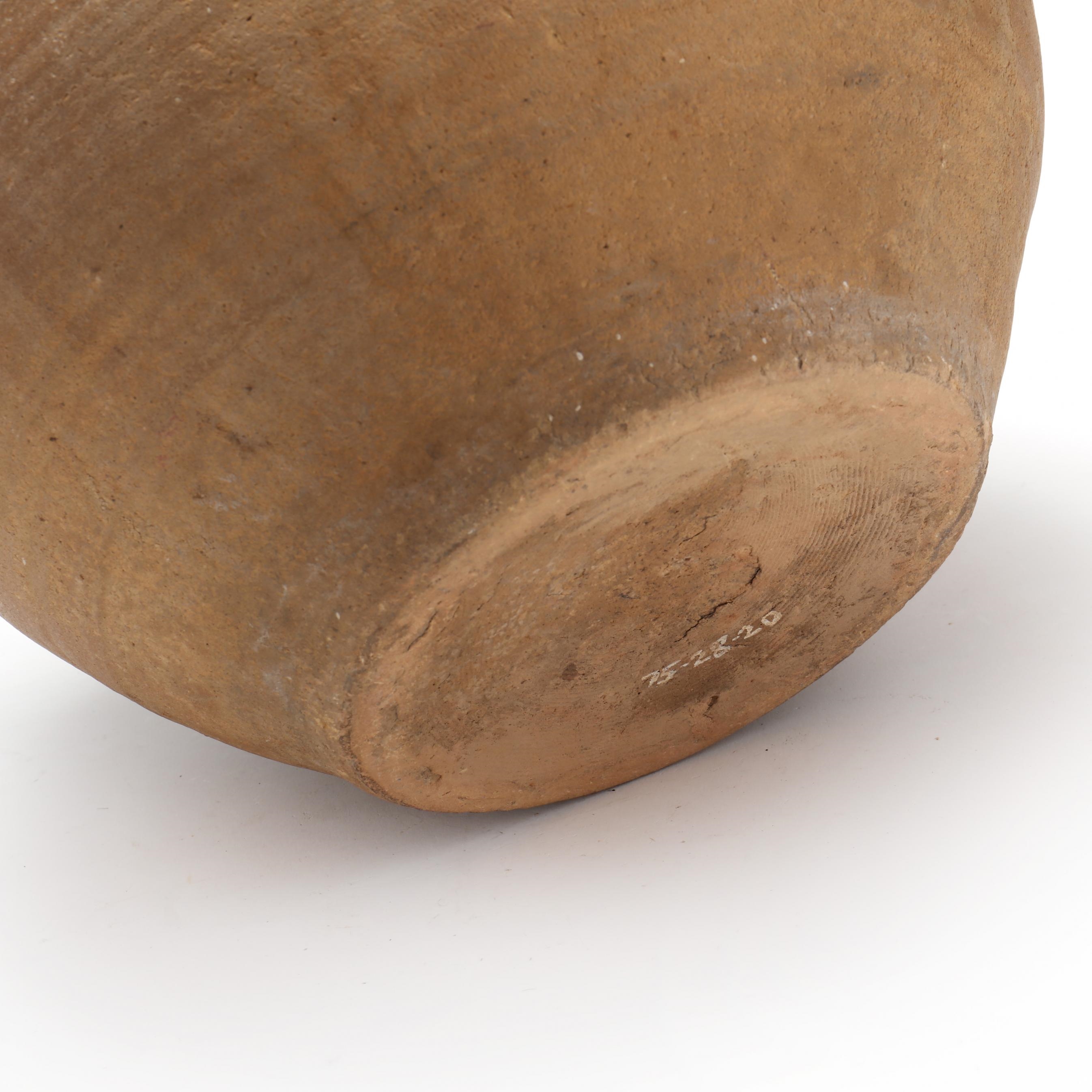 Artwork by Daniel Seagle, Storage Jar, Made of glazed stoneware