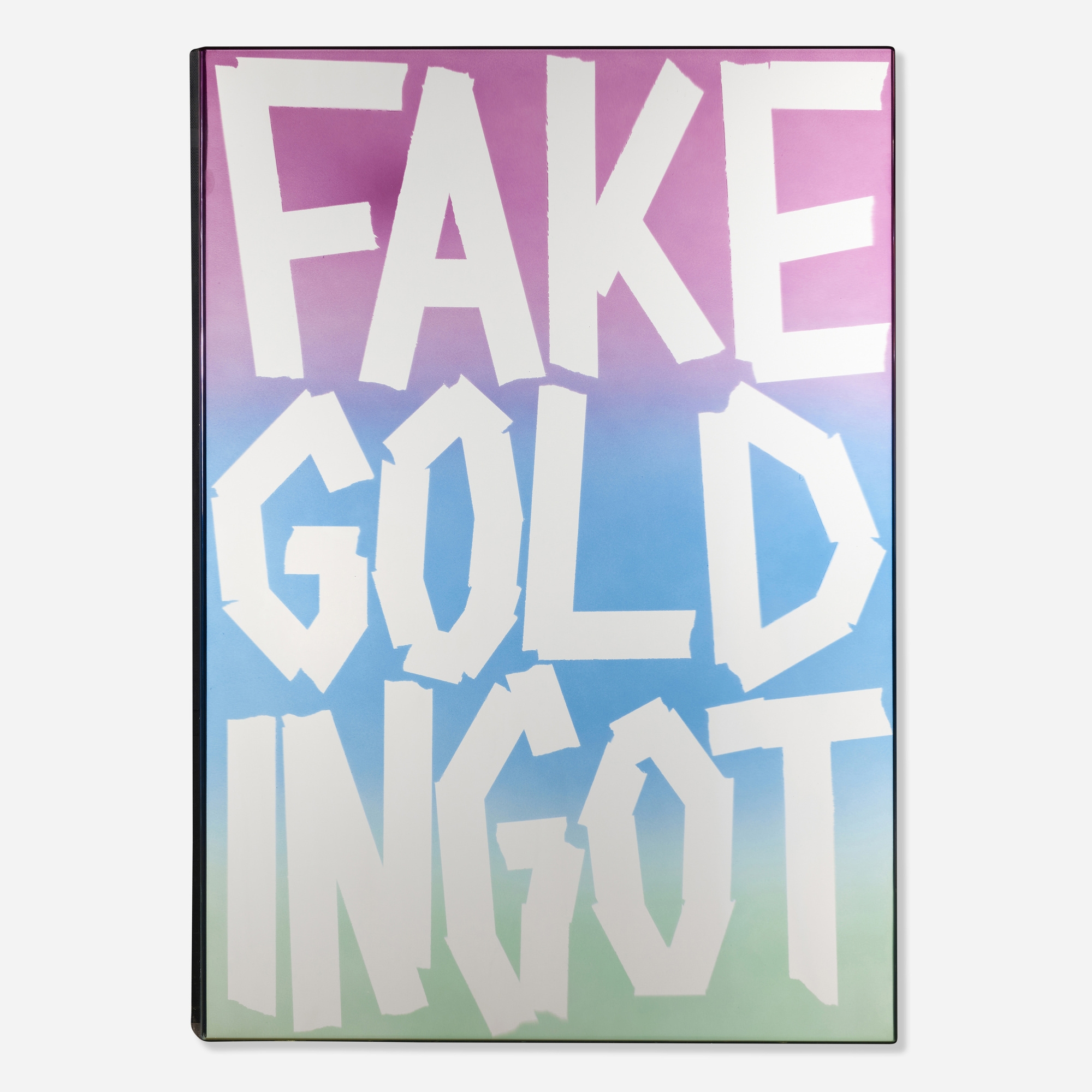 Eddie Peake Fake Gold Ingot (2013) MutualArt