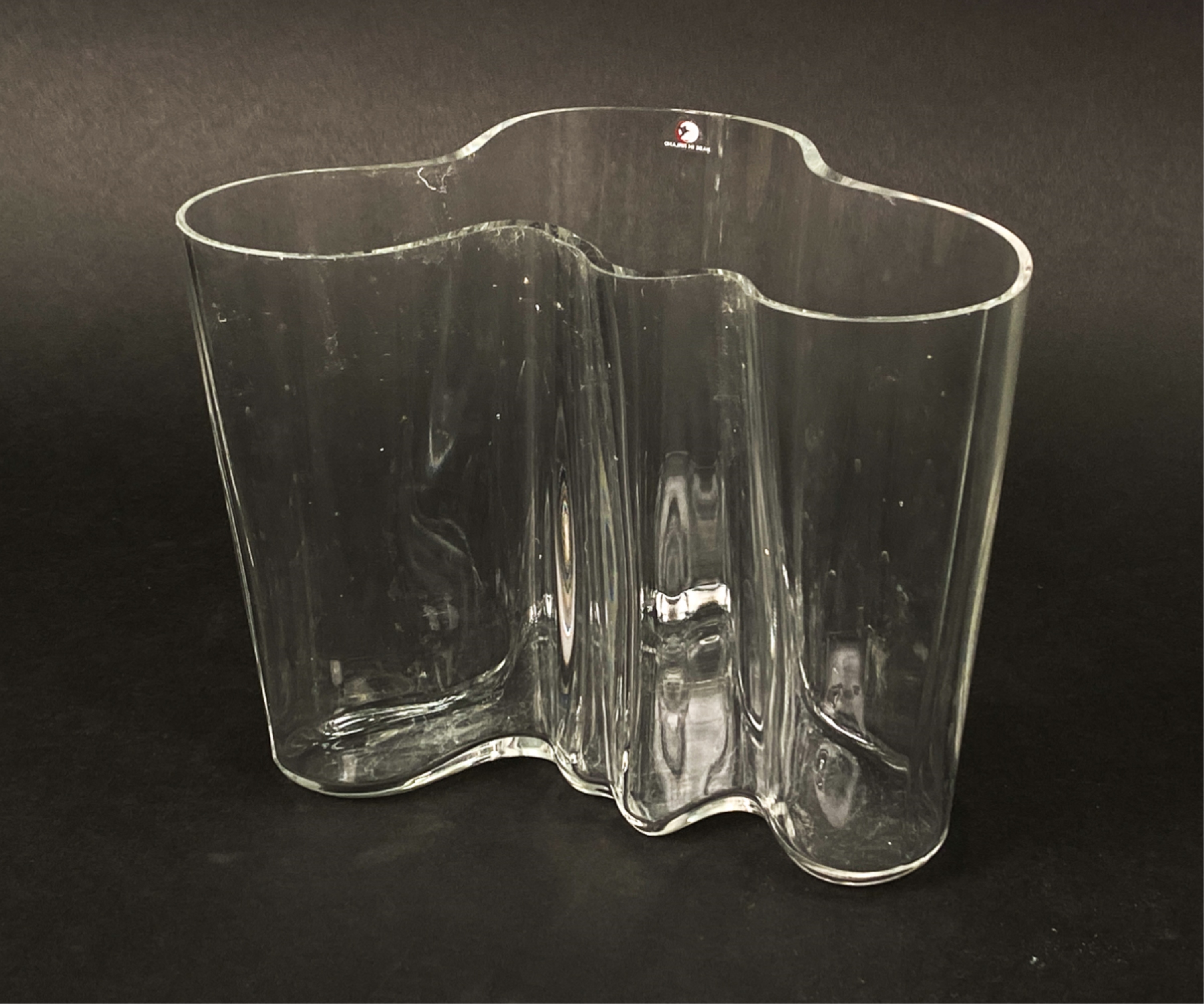Alvar Aalto | Clear Glass Vase | MutualArt