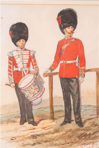 Richard Simkin | Coldstream Guards (1878) | MutualArt