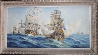 "Anglo-French Naval Combat" _x000D_ - Marc Froll