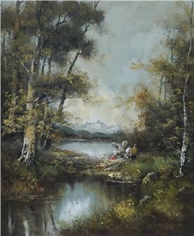 Picnic on Lake - G. Heyden